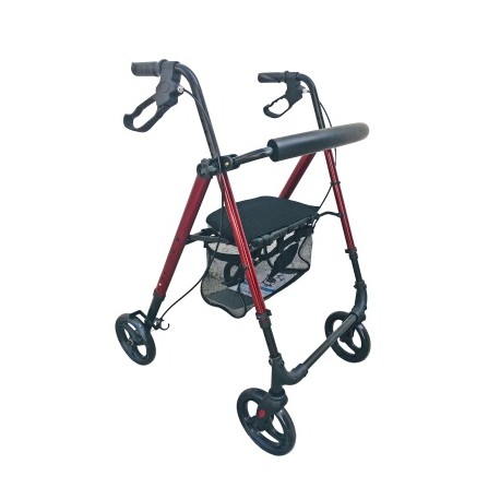 ANDADERA ROLLATOR COMPACTA RUEDA 8" MOD. 9188