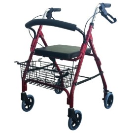 ANDADERA ROLLATOR ALUMINIO RUEDA 6" MOD. LK7022