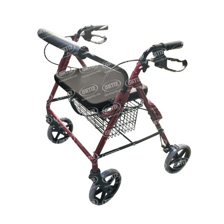 ANDADERA ROLLATOR BARIATRICA SOBREPESO MOD. 882