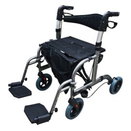 ANDADERA ROLLATOR PREMIUM CON PIECERAS MOD. 9103